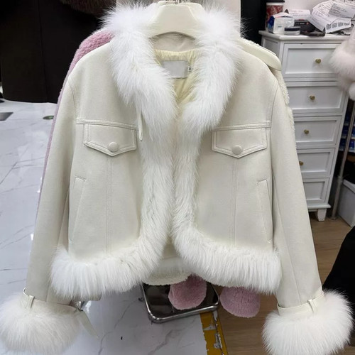 Giacca donna bianca invernale - giacca,