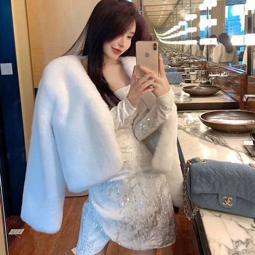 Giacca cappotto pelliccia - giacca,