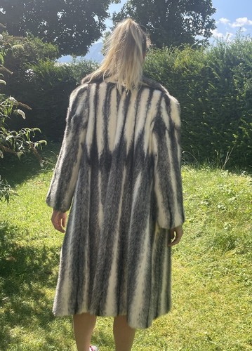 Cappotto visone bianco linea - bianco,,