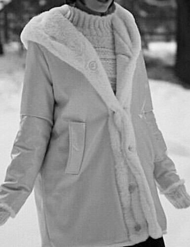 Oof cappotto pelliccia giacca - cappotto,