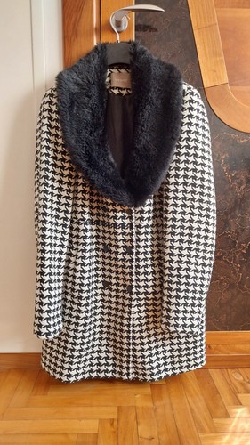 Cappotto misto lana donna