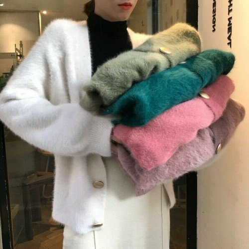 Donna simil mohair - simil, pelliccia