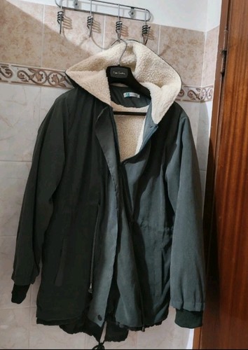 Parka verde con pelliccia - parka,