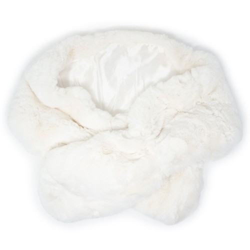 Stola bianca donna eco