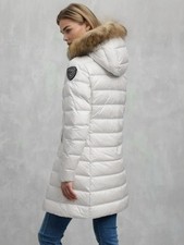 blauer piumino donna lungo