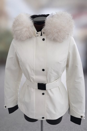 Piumino bianco invernale - , con